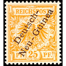 Crown/Eagle with overprint - Melanesia / German New Guinea 1897 - 25