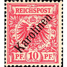 Crown/eagle with overprint - Micronesia / Caroline Islands 1899 - 10