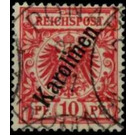 Crown/eagle with overprint - Micronesia / Caroline Islands 1900 - 10