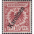 Crown/eagle with overprint - Micronesia / Caroline Islands 1900 - 10