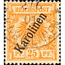 Crown/eagle with overprint - Micronesia / Caroline Islands 1900 - 25