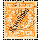 Crown/eagle with overprint - Micronesia / Caroline Islands 1900 - 25