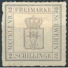 Crowned arms - Germany / Old German States / Mecklenburg-Schwerin 1867 - 2