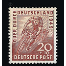 Cycle race across Germany  - Germany / Western occupation zones / American zone 1949 - 20 Pfennig