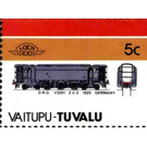 D.R.G. V3201 2-C-2 1929 Germany - Polynesia / Tuvalu, Vaitupu 1986