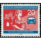 Day of the chemical worker  - Germany / German Democratic Republic 1960 - 20 Pfennig
