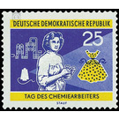 Day of the chemical worker  - Germany / German Democratic Republic 1960 - 25 Pfennig