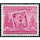 day of the stamp - Germany / German Democratic Republic 1954 - 20 Pfennig