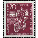 day of the stamp - Germany / German Democratic Republic 1959 - 20 Pfennig