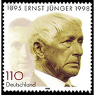 Death of Ernst Jüngers  - Germany / Federal Republic of Germany 1998 - 110 Pfennig