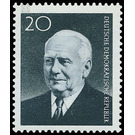 Death of President Wilhelm Pieck  - Germany / German Democratic Republic 1960 - 20 Pfennig