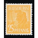 Definitive Series Allied Occupation - Joint Edition "  - Germany / Western occupation zones / American zone 1947 - 25 Pfennig