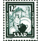Definitive series: Images from industry, trade and agriculture - Germany / Saarland 1949 - 12 Franc