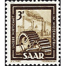 Definitive series: Images from industry, trade and agriculture - Germany / Saarland 1951 - 300 Pfennig