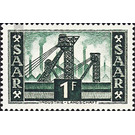 Definitive series: Native pictures - Germany / Saarland 1953 - 100 Pfennig