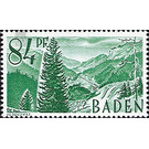 Definitive series: Personalities and views from Baden (I)  - Germany / Western occupation zones / Baden 1947 - 84 Reichspfennig