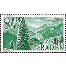 Definitive series: Personalities and views from Baden (I)  - Germany / Western occupation zones / Baden 1947 - 84 Reichspfennig