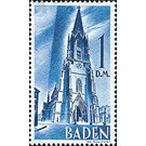 Definitive series: personalities and views from Baden (II)  - Germany / Western occupation zones / Baden 1948 - 100 German mark