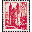 Definitive series: Personalities and views from Rhineland-Palatinate  - Germany / Western occupation zones / Rheinland-Pfalz 1947 - 24 Pfennig