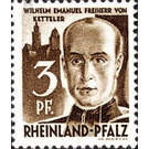Definitive series: Personalities and views from Rhineland-Palatinate  - Germany / Western occupation zones / Rheinland-Pfalz 1947 - 3 Pfennig