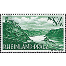 Definitive series: Personalities and views from Rhineland-Palatinate  - Germany / Western occupation zones / Rheinland-Pfalz 1947 - 84 Pfennig