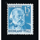 Definitive series: Personalities and views from Rhineland-Palatinate  - Germany / Western occupation zones / Rheinland-Pfalz 1948 - 15 Pfennig