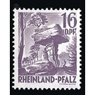 Definitive series: Personalities and views from Rhineland-Palatinate  - Germany / Western occupation zones / Rheinland-Pfalz 1948 - 16 Pfennig