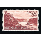 Definitive series: Personalities and views from Rhineland-Palatinate  - Germany / Western occupation zones / Rheinland-Pfalz 1948 - 84 Pfennig