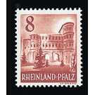 Definitive series: Personalities and views from Rhineland-Palatinate  - Germany / Western occupation zones / Rheinland-Pfalz 1949 - 8 Pfennig