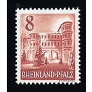 Definitive series: Personalities and views from Rhineland-Palatinate  - Germany / Western occupation zones / Rheinland-Pfalz 1949 - 8 Pfennig