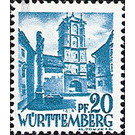Definitive series: Personalities and views from Württemberg-Hohenzollern  - Germany / Western occupation zones / Württemberg-Hohenzollern 1948 - 20 Pfennig