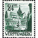 Definitive series: Personalities and views from Württemberg-Hohenzollern  - Germany / Western occupation zones / Württemberg-Hohenzollern 1948 - 24 Pfennig