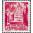 Definitive series: Personalities and views from Württemberg-Hohenzollern  - Germany / Western occupation zones / Württemberg-Hohenzollern 1948 - 30 Pfennig