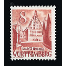 Definitive series: Personalities and views from Württemberg-Hohenzollern  - Germany / Western occupation zones / Württemberg-Hohenzollern 1949 - 8 Pfennig