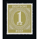 Definitive stamp series Allied cast - joint edition  - Germany / Western occupation zones / American zone 1946 - 100 Pfennig