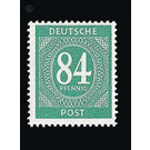 Definitive stamp series Allied cast - joint edition  - Germany / Western occupation zones / American zone 1946 - 84 Pfennig