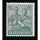 Definitive stamp series Allied cast - joint edition  - Germany / Western occupation zones / American zone 1947 - 16 Pfennig