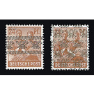 Definitive stamp series Allied cast - joint edition  - Germany / Western occupation zones / American zone 1948 - 24 Pfennig