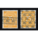 Definitive stamp series Allied cast - joint edition  - Germany / Western occupation zones / American zone 1948 - 25 Pfennig