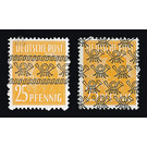 Definitive stamp series Allied cast - joint edition  - Germany / Western occupation zones / American zone 1948 - 25 Pfennig