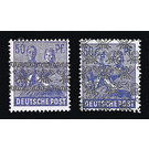 Definitive stamp series Allied cast - joint edition  - Germany / Western occupation zones / American zone 1948 - 50 Pfennig