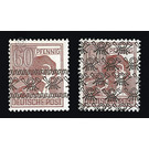 Definitive stamp series Allied cast - joint edition  - Germany / Western occupation zones / American zone 1948 - 60 Pfennig