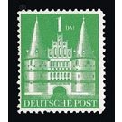 Definitive stamp series: Buildings, 1948 (Bizone)  - Germany / Western occupation zones / American zone 1948 - 100 Pfennig