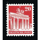 Definitive stamp series: Buildings, 1948 (Bizone)  - Germany / Western occupation zones / American zone 1948 - 20 Pfennig