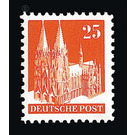 Definitive stamp series: Buildings, 1948 (Bizone)  - Germany / Western occupation zones / American zone 1948 - 25 Pfennig