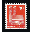 Definitive stamp series: Buildings, 1948 (Bizone)  - Germany / Western occupation zones / American zone 1948 - 30 Pfennig