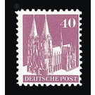 Definitive stamp series: Buildings, 1948 (Bizone)  - Germany / Western occupation zones / American zone 1948 - 40 Pfennig