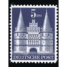 Definitive stamp series: Buildings, 1948 (Bizone)  - Germany / Western occupation zones / American zone 1948 - 500 Pfennig