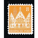 Definitive stamp series: Buildings, 1948 (Bizone)  - Germany / Western occupation zones / American zone 1948 - 8 Pfennig