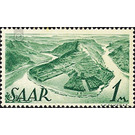 Definitive stamp series Saar - Germany / Saarland 1947 - 100 Pfennig